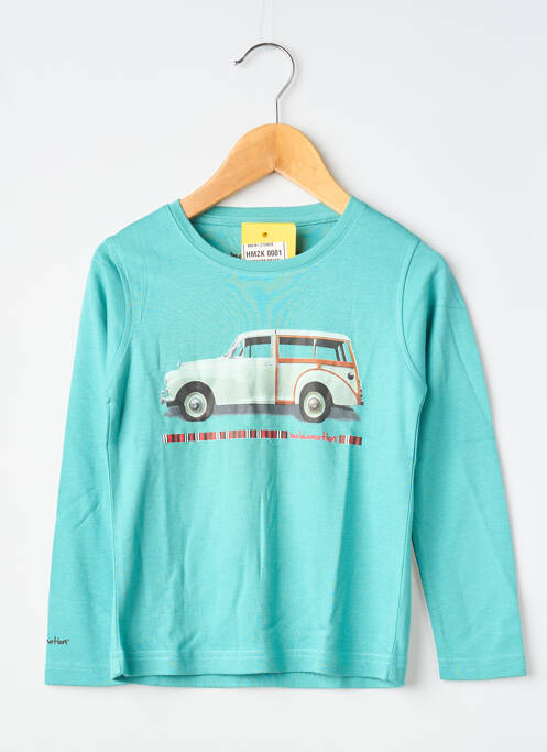 T-shirt bleu MA LOCOMOTION garçon