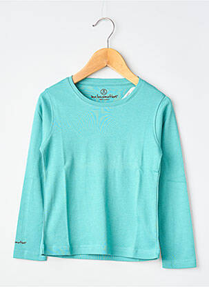 T-shirt manches longues manches longues bleu MA LOCOMOTION garçon
