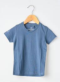 T-shirt coupe droite manches courtes bleu MA LOCOMOTION garcon