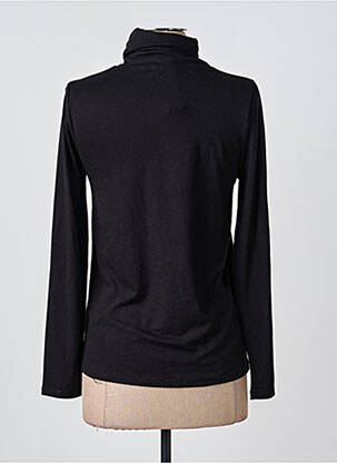 Sous-pull coupe cintrée manches longues noir SEE THE MOON femme