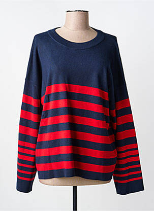 Pull col rond manches longues bleu B.YOUNG femme