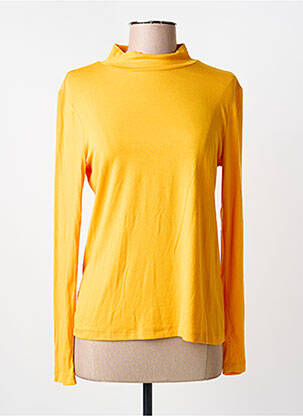 Sous-pull col col montant manches longues jaune STREET ONE femme
