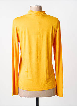 Sous-pull col col montant manches longues jaune STREET ONE femme