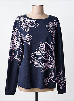 Pull col rond manches longues bleu CECIL femme