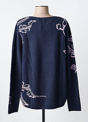 Pull col rond manches longues bleu CECIL femme