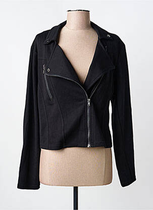 Veste casual col tailleur noir CULTURE femme