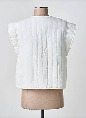 Veste casual col rond blanc CULTURE femme