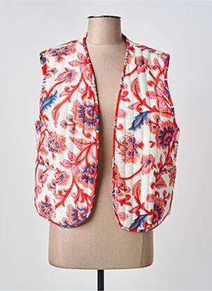 Veste casual coupe droite rose C'EST BEAU LA VIE femme