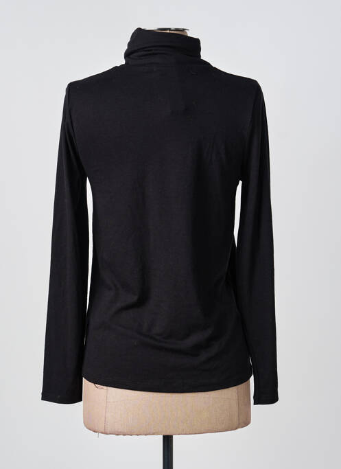 Sous-pull coupe cintrée manches longues noir SEE THE MOON femme