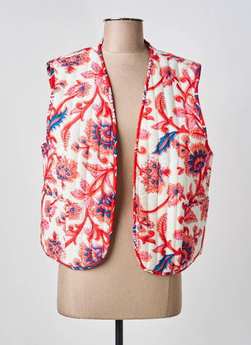 Veste casual coupe droite rose C'EST BEAU LA VIE femme