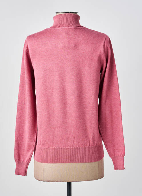 Pull col roulé rose JENSEN femme