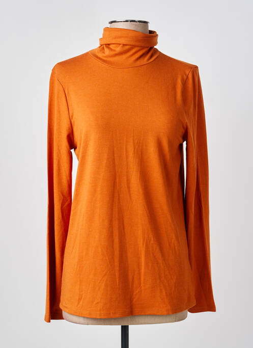 Sous-pull orange SEE THE MOON femme