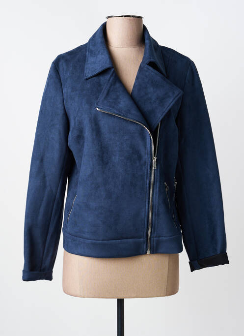 Veste casual bleu fonce JULIE GUERLANDE femme