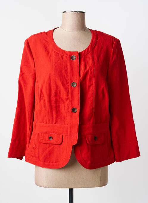 Veste chic orange CHRISTINE LAURE femme
