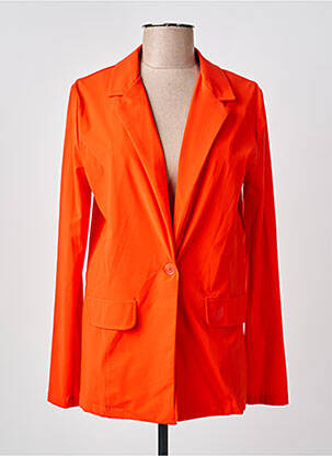 Blazer poches orange HBT femme