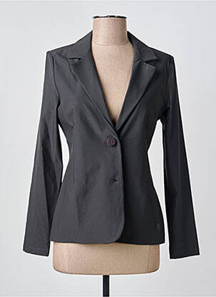 Blazer poches gris HBT femme