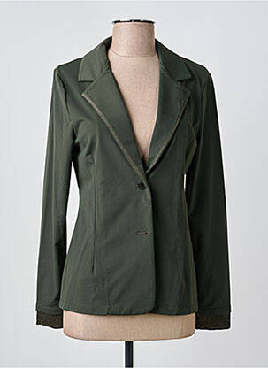 Blazer coupe cintrée vert HBT femme