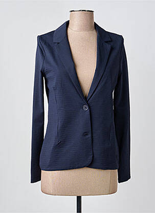 Blazer coupe cintrée bleu HBT femme