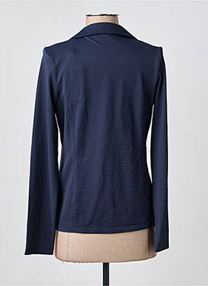 Blazer coupe cintrée bleu HBT femme