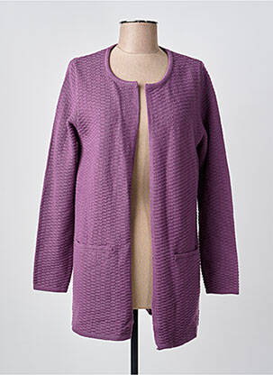 Gilet manches longues manches longues violet B.YOUNG femme