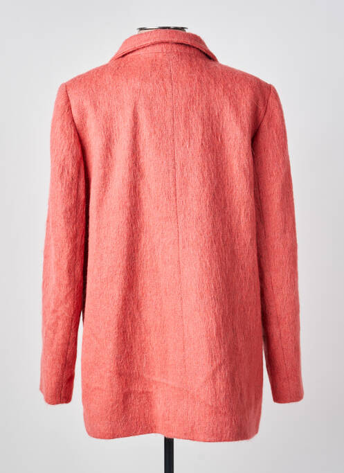 Manteau court coupe droite sans capuche rose DIANE LAURY femme