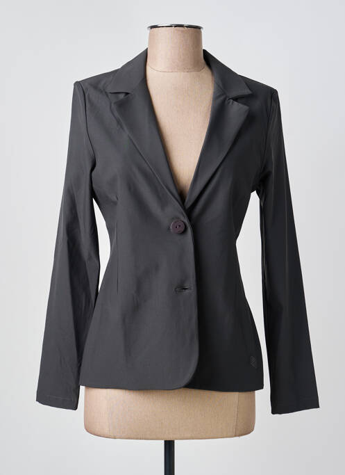 Blazer poches gris HBT femme