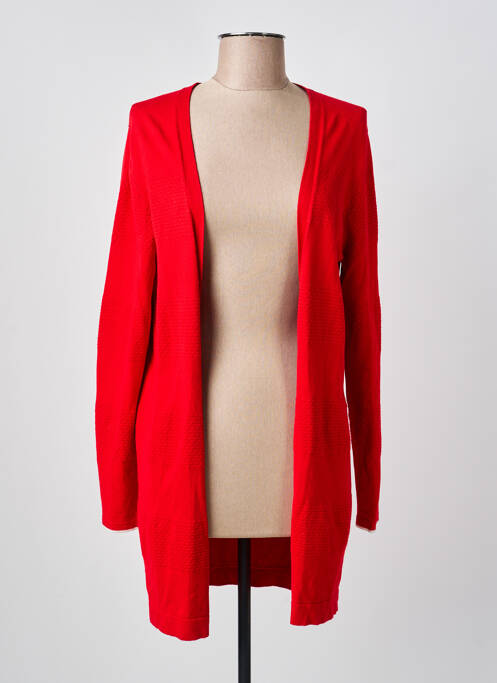 Gilet manches longues rouge STREET ONE femme