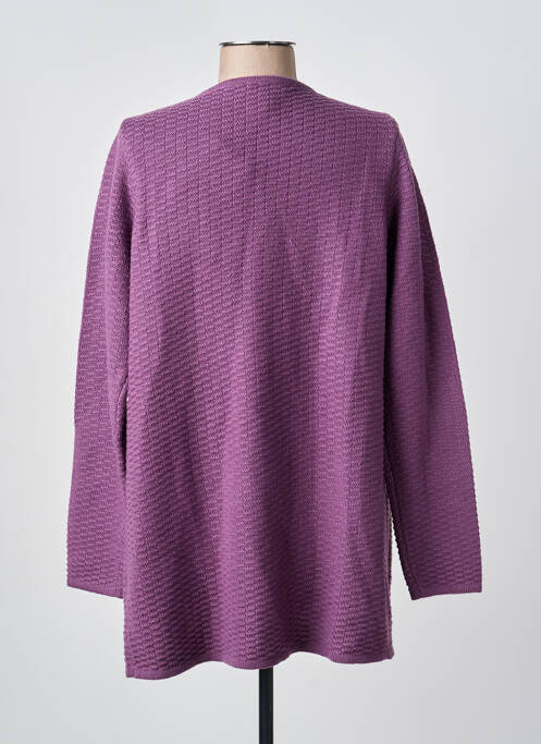 Gilet manches longues violet B.YOUNG femme