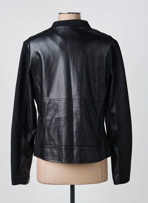 Veste simili cuir noir CECIL femme