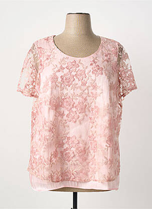 Top manches courtes manches courtes rose GREGORY PAT femme