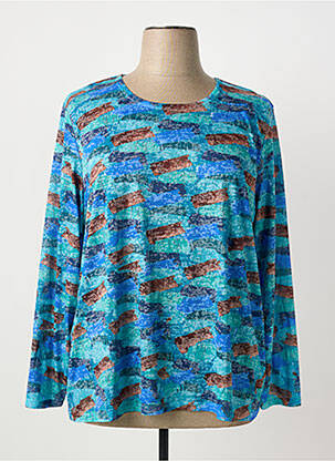T-shirt manches longues manches longues bleu DIANE LAURY femme