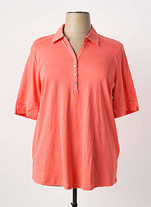 Polo rose SIGNATURE femme