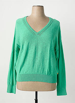 Pull vert C'EST BEAU LA VIE femme
