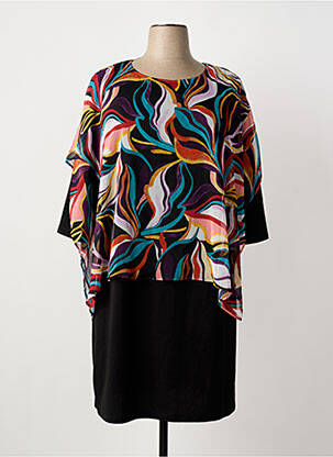 Robe mi-longue noir GREGORY PAT femme