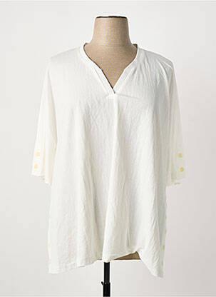 T-shirt blanc FRANCK ANNA femme