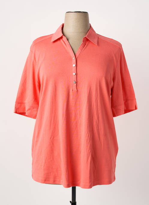 Polo rose SIGNATURE femme