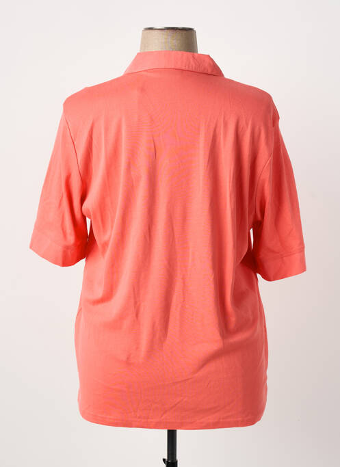 Polo rose SIGNATURE femme