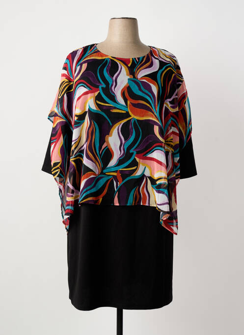 Robe mi-longue noir GREGORY PAT femme