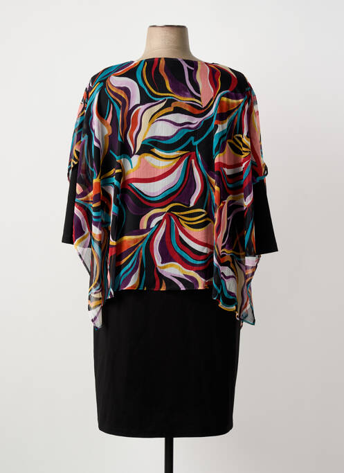 Robe mi-longue noir GREGORY PAT femme