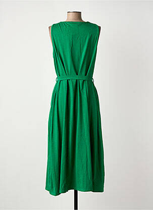 Robe mi-longue sans manche sans manche vert LA FIANCÉE femme
