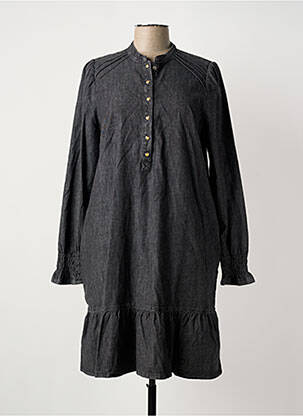 Robe mi-longue manches longues manches longues gris MUSTANG femme
