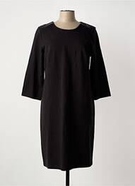 Robe mi-longue manches longues manches longues noir C'EST BEAU LA VIE femme
