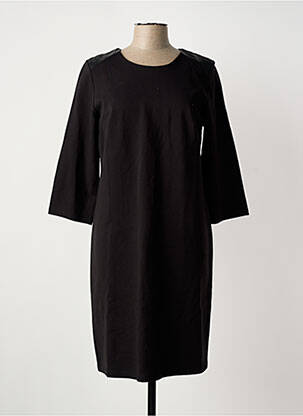Robe mi-longue manches longues manches longues noir C'EST BEAU LA VIE femme