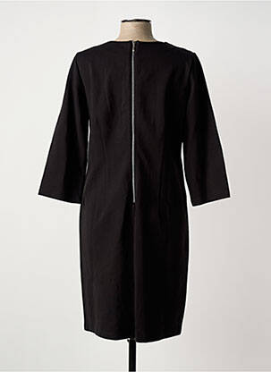 Robe mi-longue manches longues manches longues noir C'EST BEAU LA VIE femme