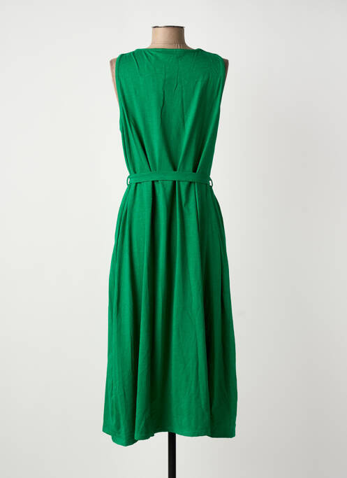 Robe mi-longue sans manche sans manche vert LA FIANCÉE femme