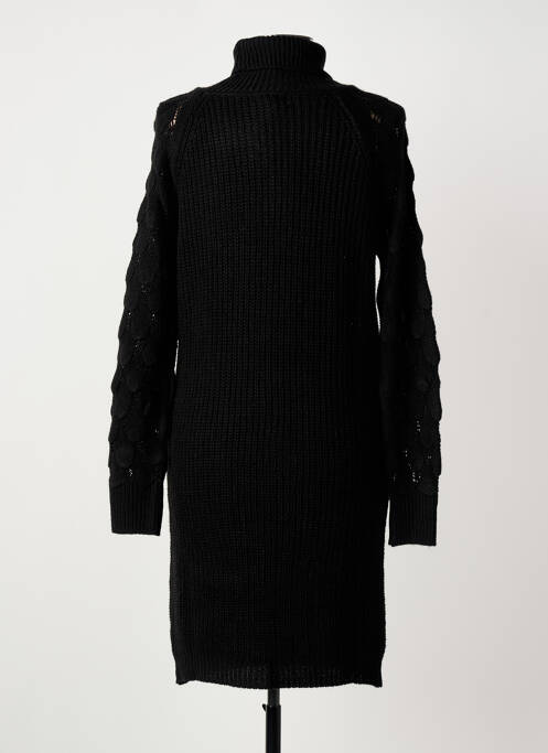 Robe pull coupe droite manches longues noir MERI & ESCA femme