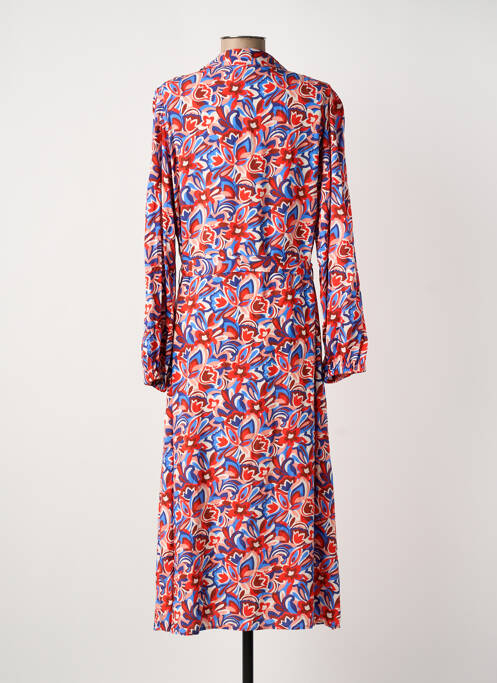 Robe longue manches longues manches longues rouge JULIE GUERLANDE femme