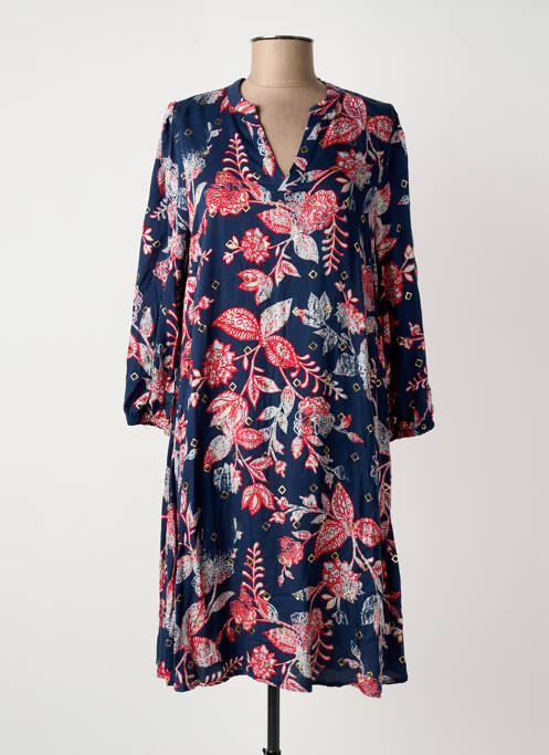 Robe mi-longue bleu CULTURE femme