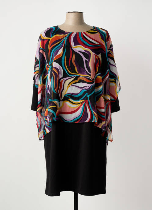 Robe mi-longue noir GREGORY PAT femme