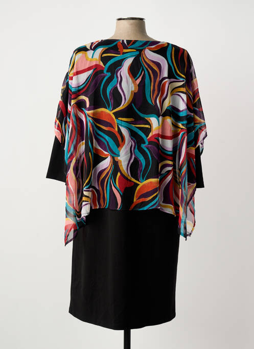 Robe mi-longue noir GREGORY PAT femme